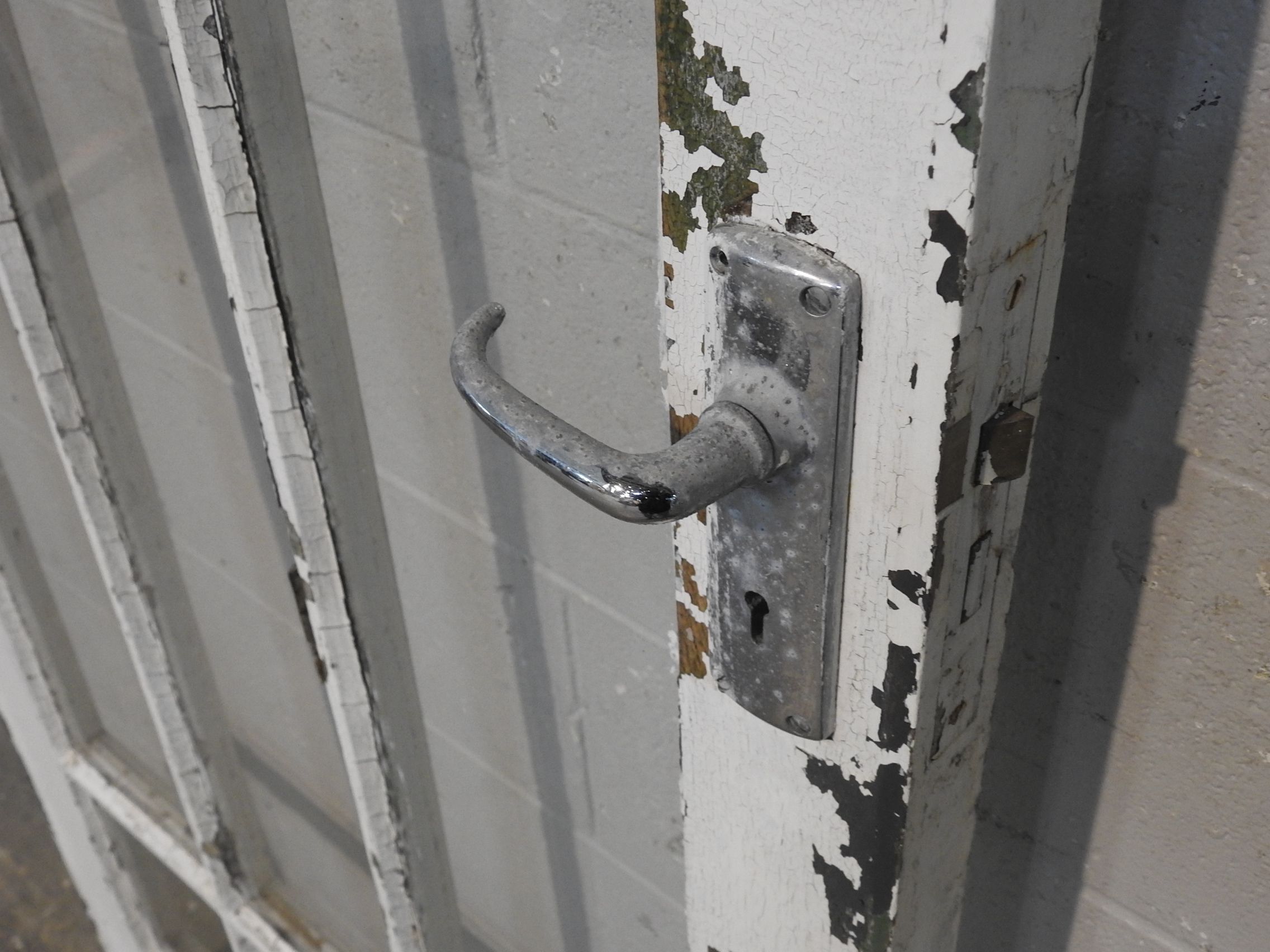 Wooden Bungalow 9 Light Entry Door - Unhung