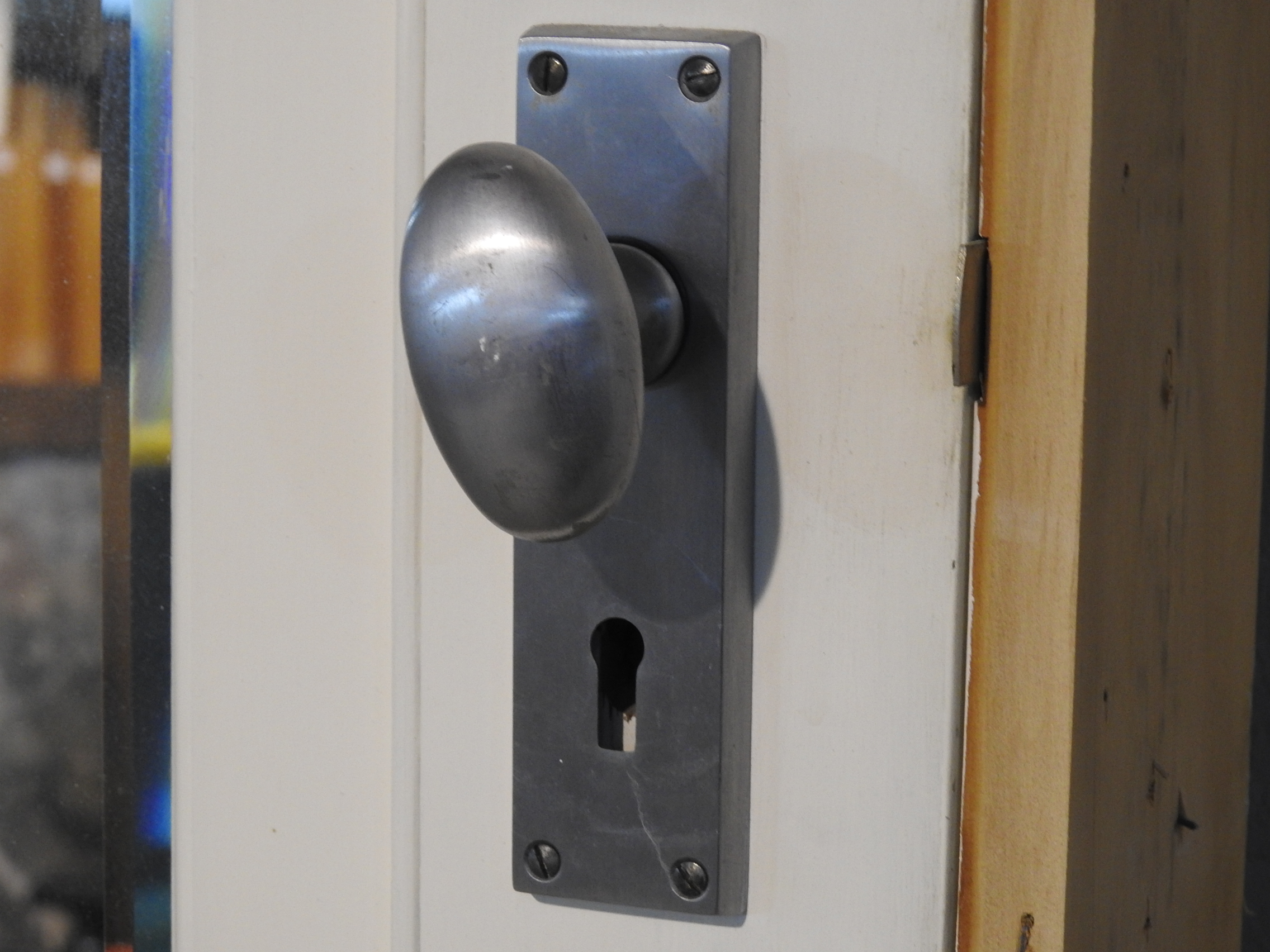 Wooden Bungalow Interior Single Panel Door - Hung