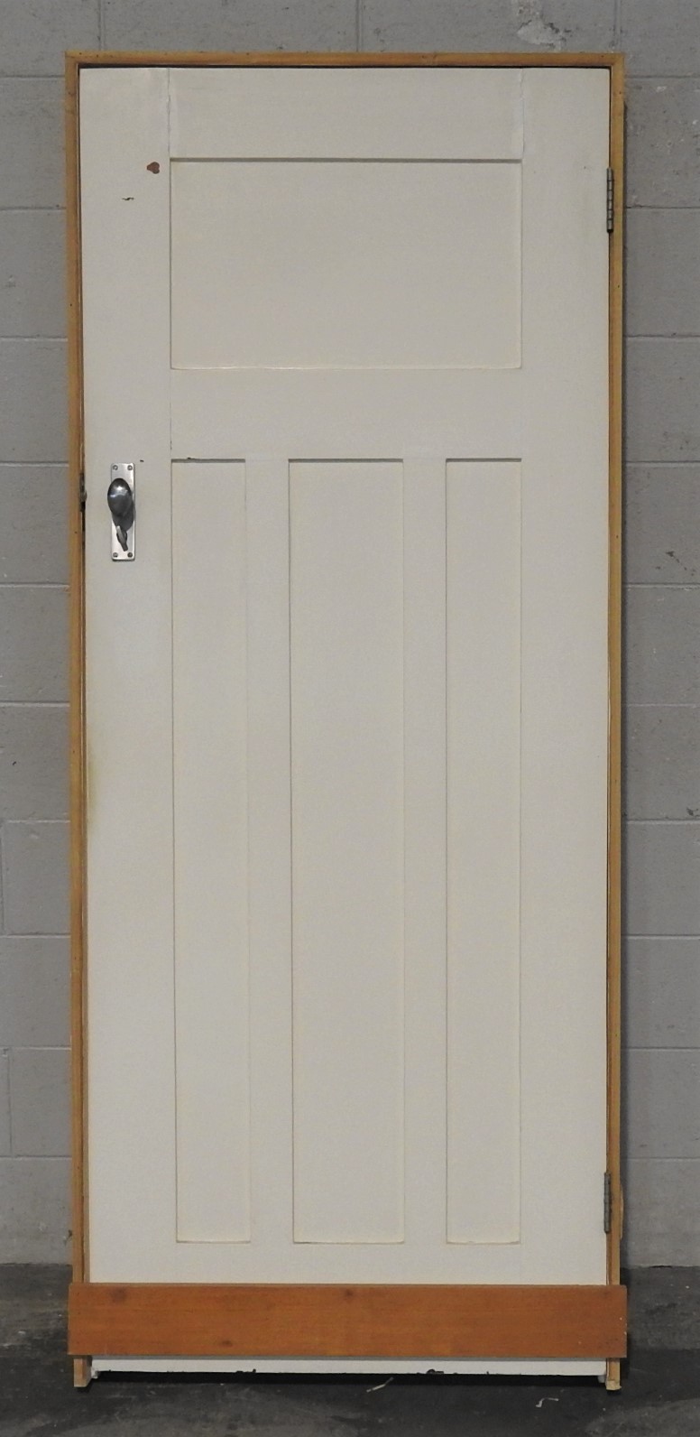 Wooden Repro Bungalow Interior 3 Panel Door - Hung