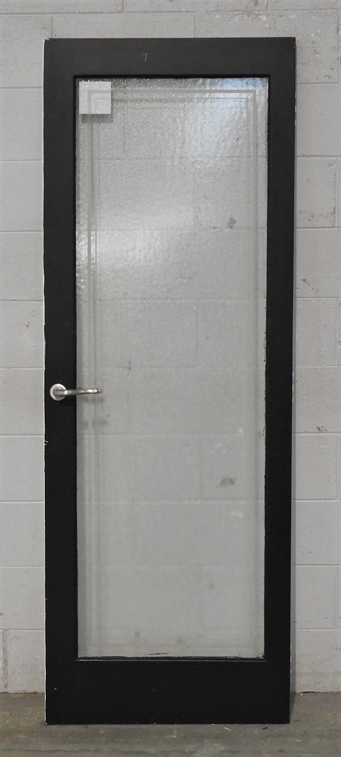 Wooden Interior Door with Obscure Glass - Unhung