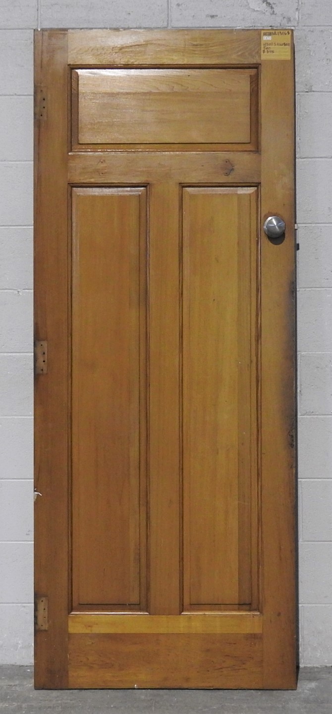 Wooden Bungalow 2 Panel Door - Unhung Unpainted