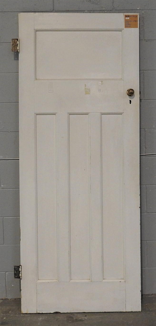 Wooden Bungalow 3 Panel Interior Door - Unhung