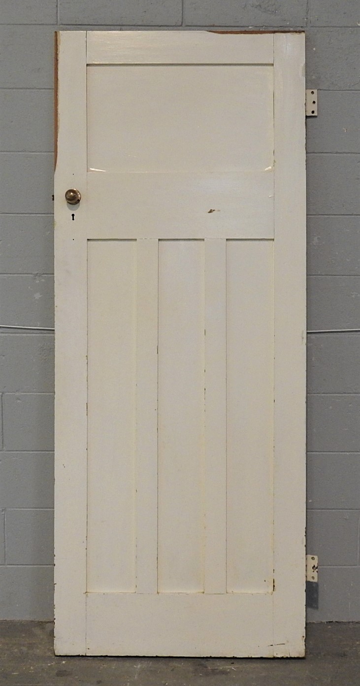 Wooden Bungalow 3 Panel Interior Door - Unhung