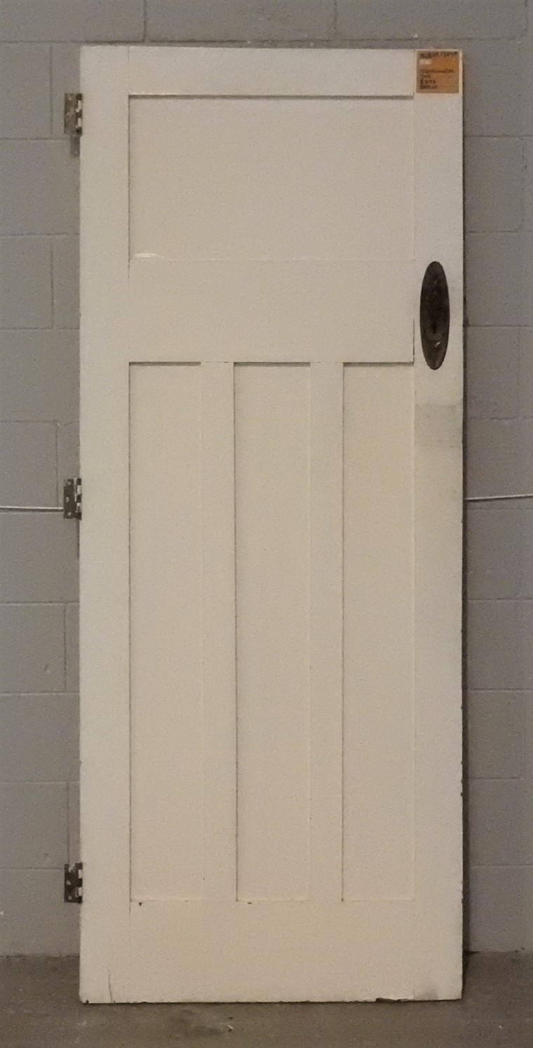 Wooden Bungalow 3 Panel Interior Door - Unhung