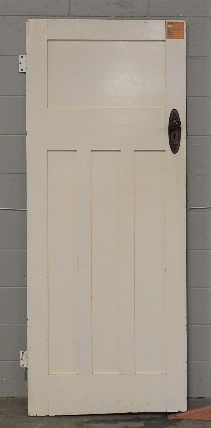 Wooden Bungalow 3 Panel Interior Door - Unhung