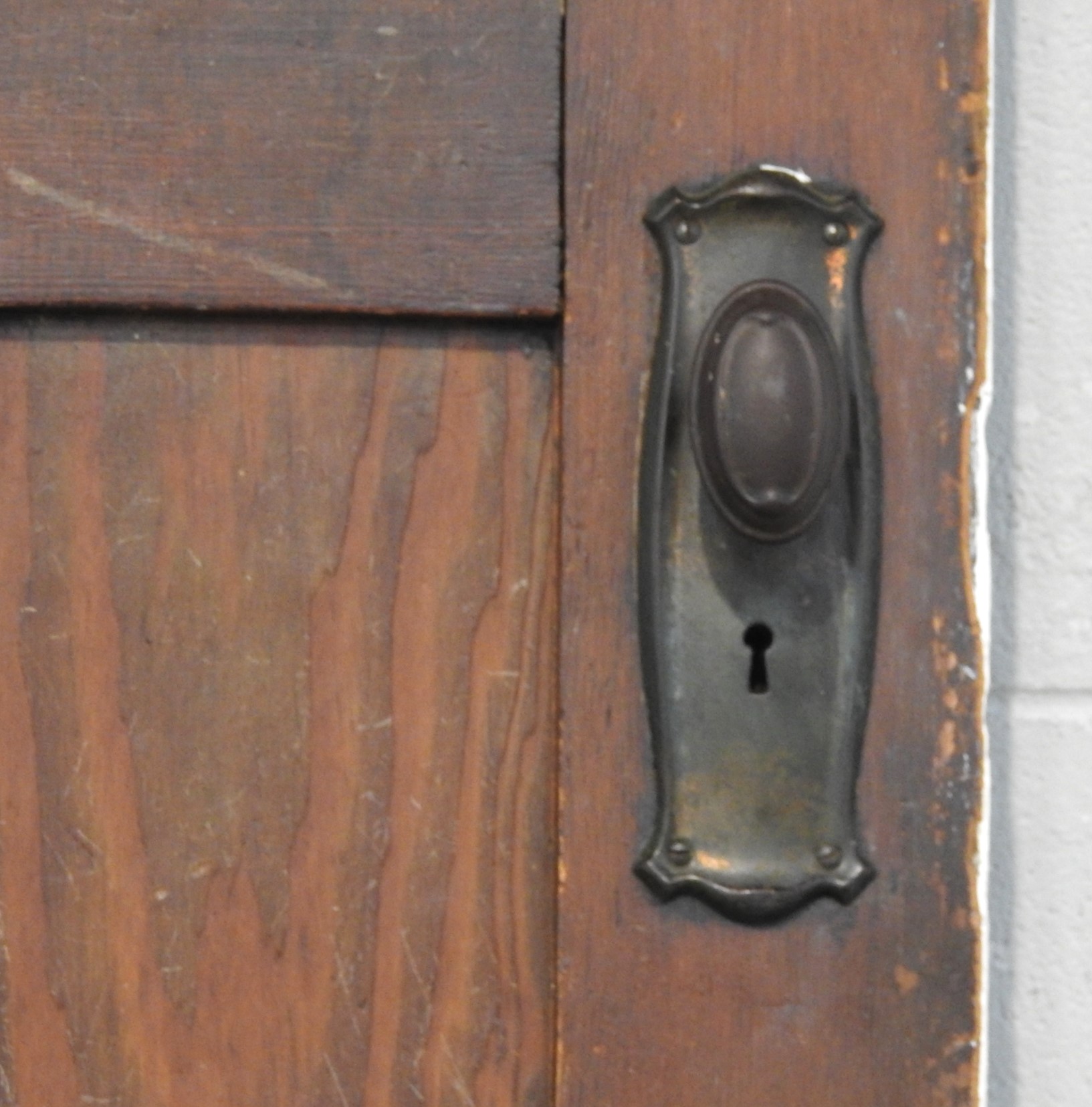 Wooden Bungalow Interior 3 Panel Door - Unhung
