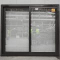 Dark Brown Aluminium Sliding Window - Double Glazed