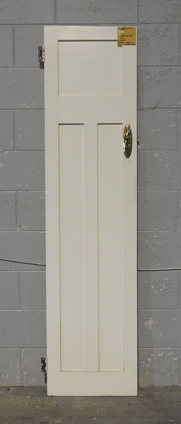 Narrow Wooden Bungalow 2-Panel Cupboard Door - Unhung