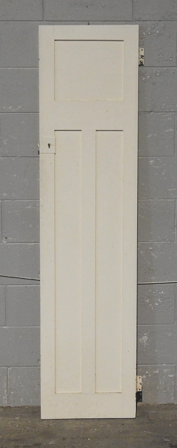 Narrow Wooden Bungalow 2-Panel Cupboard Door - Unhung