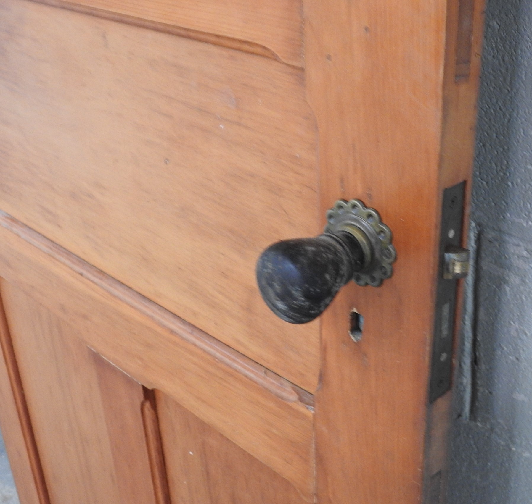 Wooden Bungalow 5-Panel Door - Glass Upper - Unhung