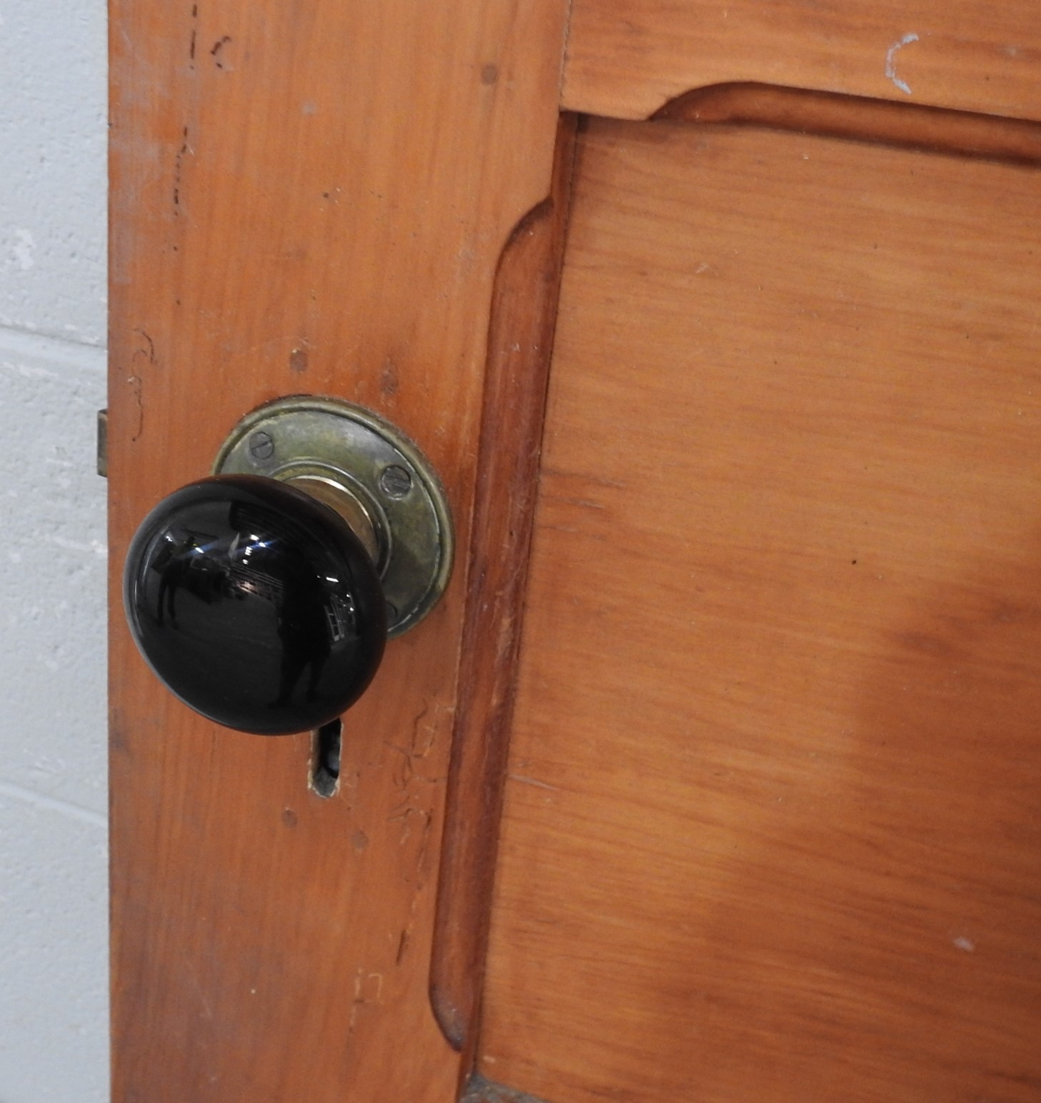 Wooden Bungalow 5-Panel Door - Glass Upper - Unhung