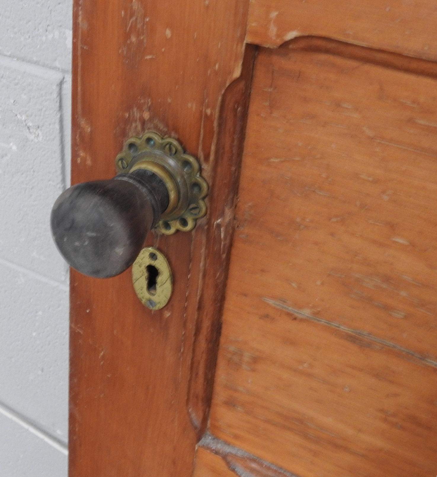 Wooden Bungalow 5-Panel Door - Unhung