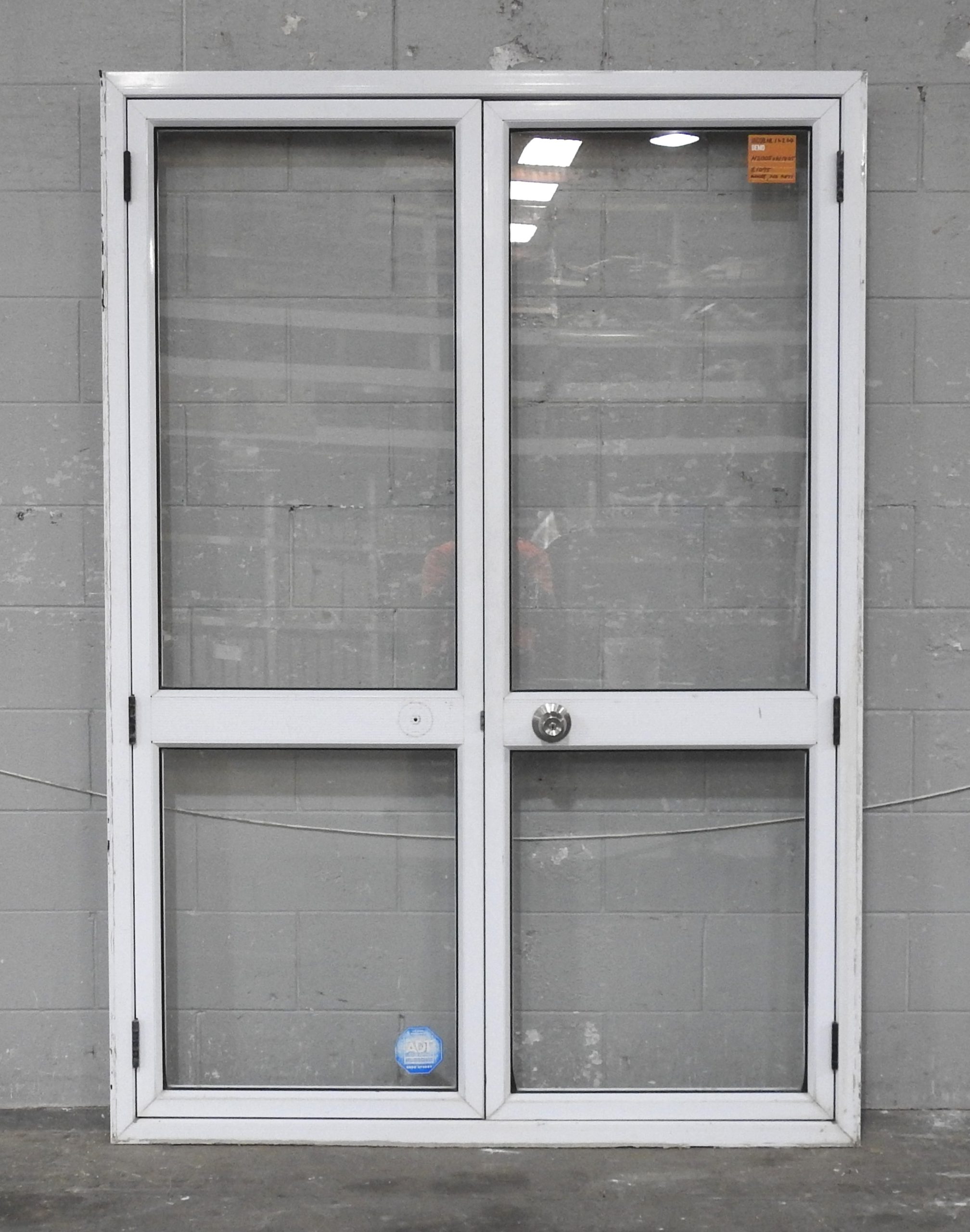 White Aluminium French Doors