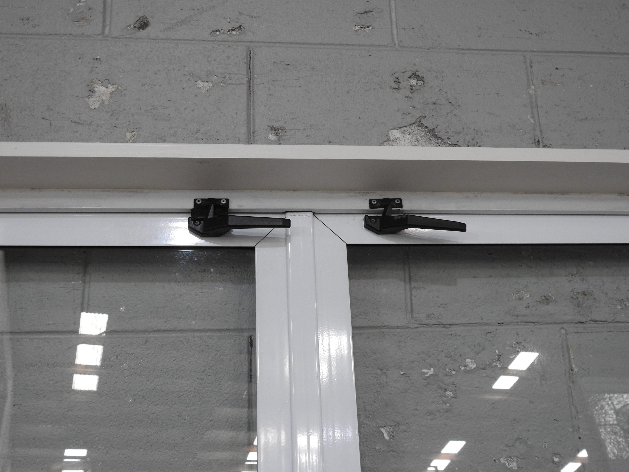 White Aluminium French Doors