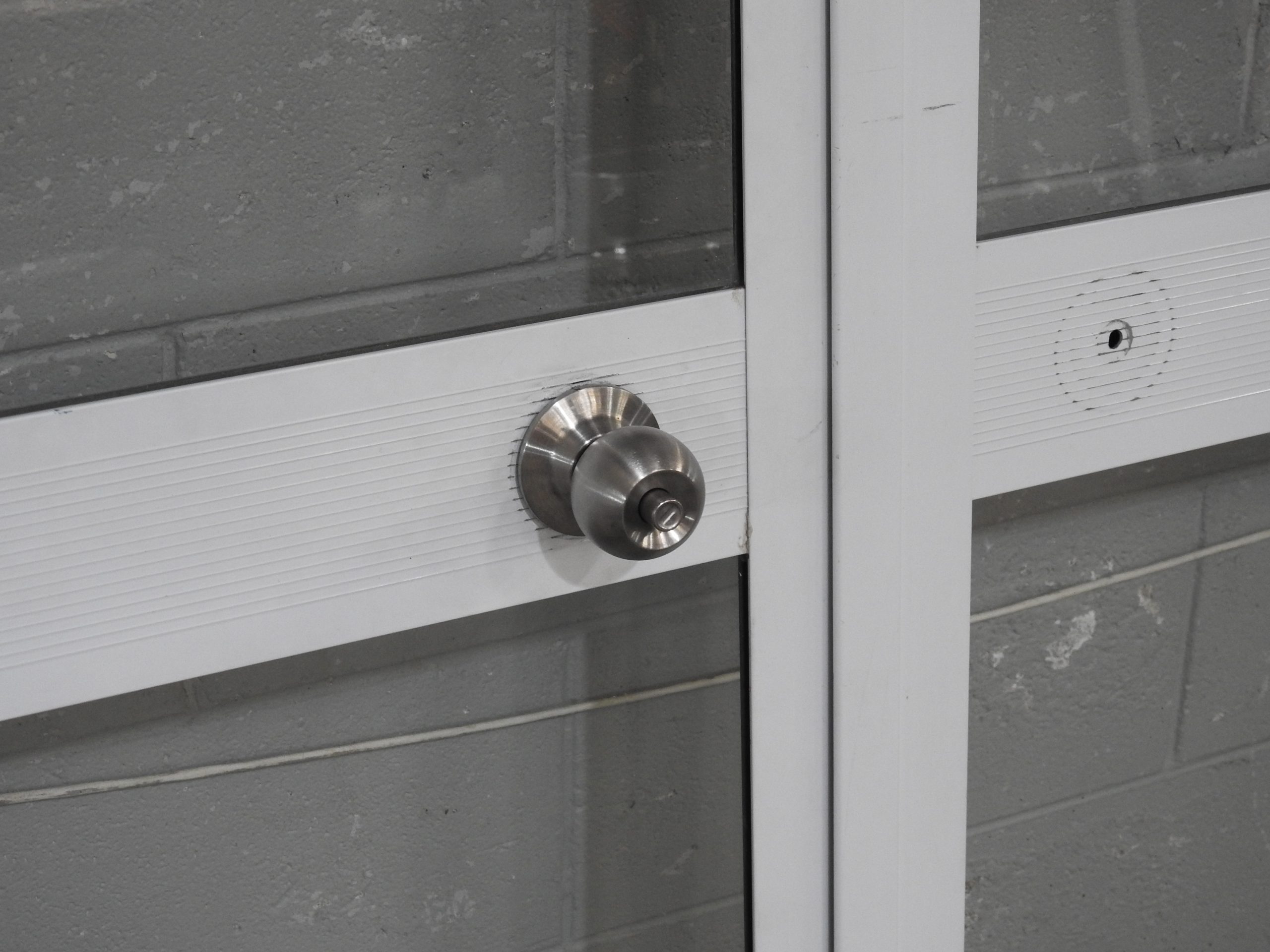 White Aluminium French Doors