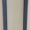 Denim blue aluminium fixed window