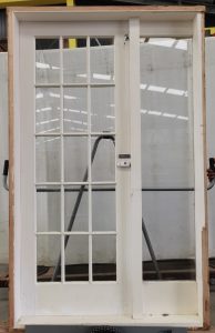 Wooden colonial style entrance door