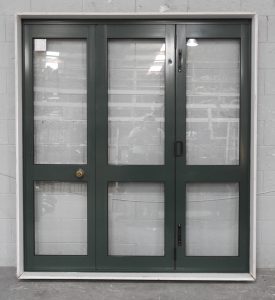 Permanent Green Aluminium Bi-Fold Doors