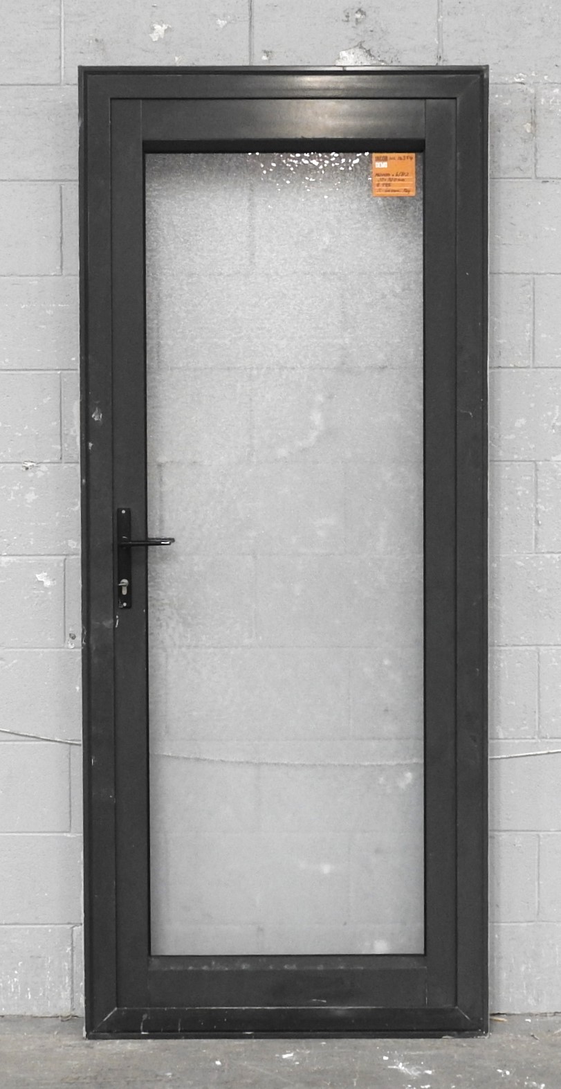 Karaka Green Aluminium Door - Opens In from Left