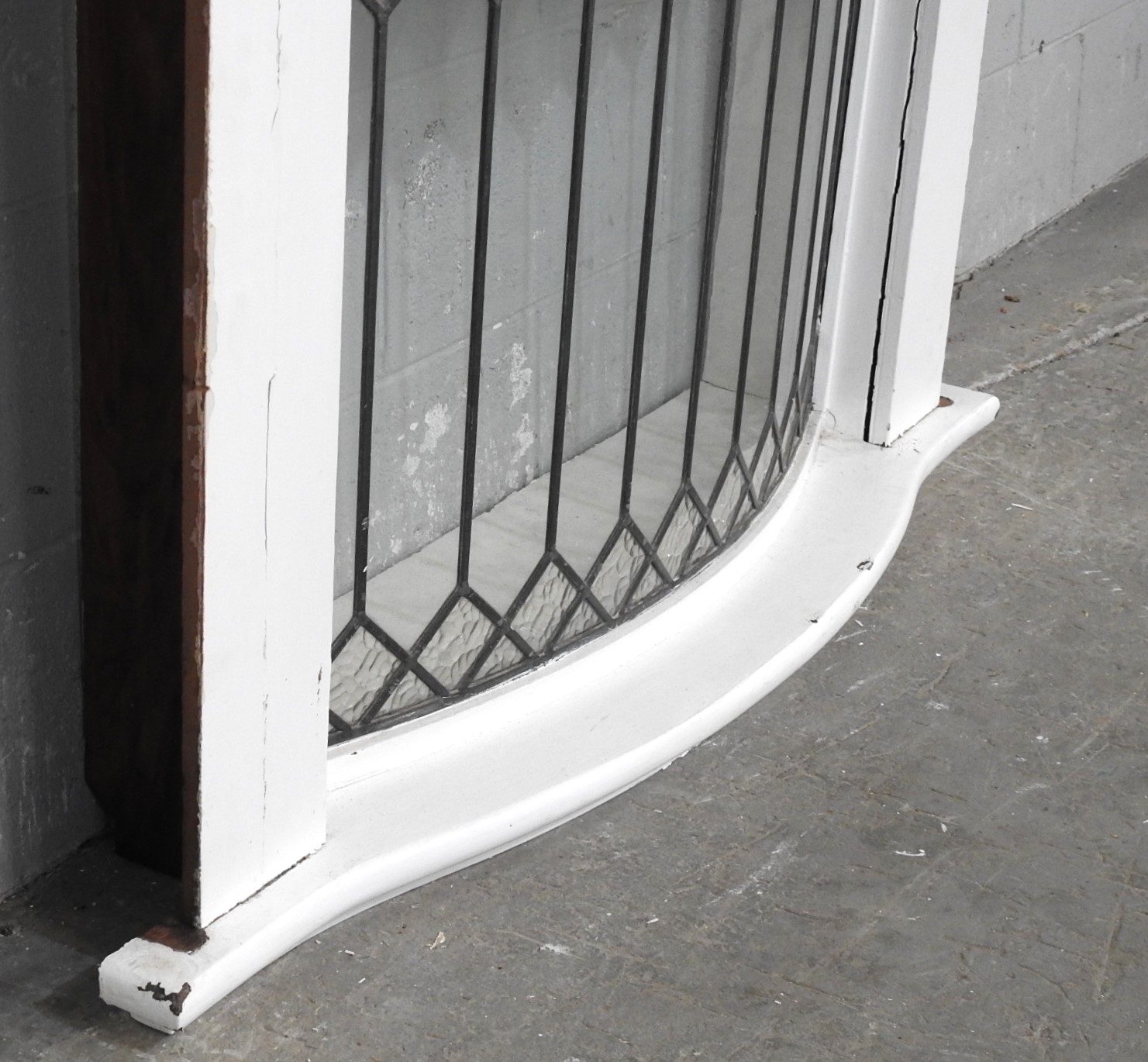 Bungalow Wooden Leadlight Bow Window