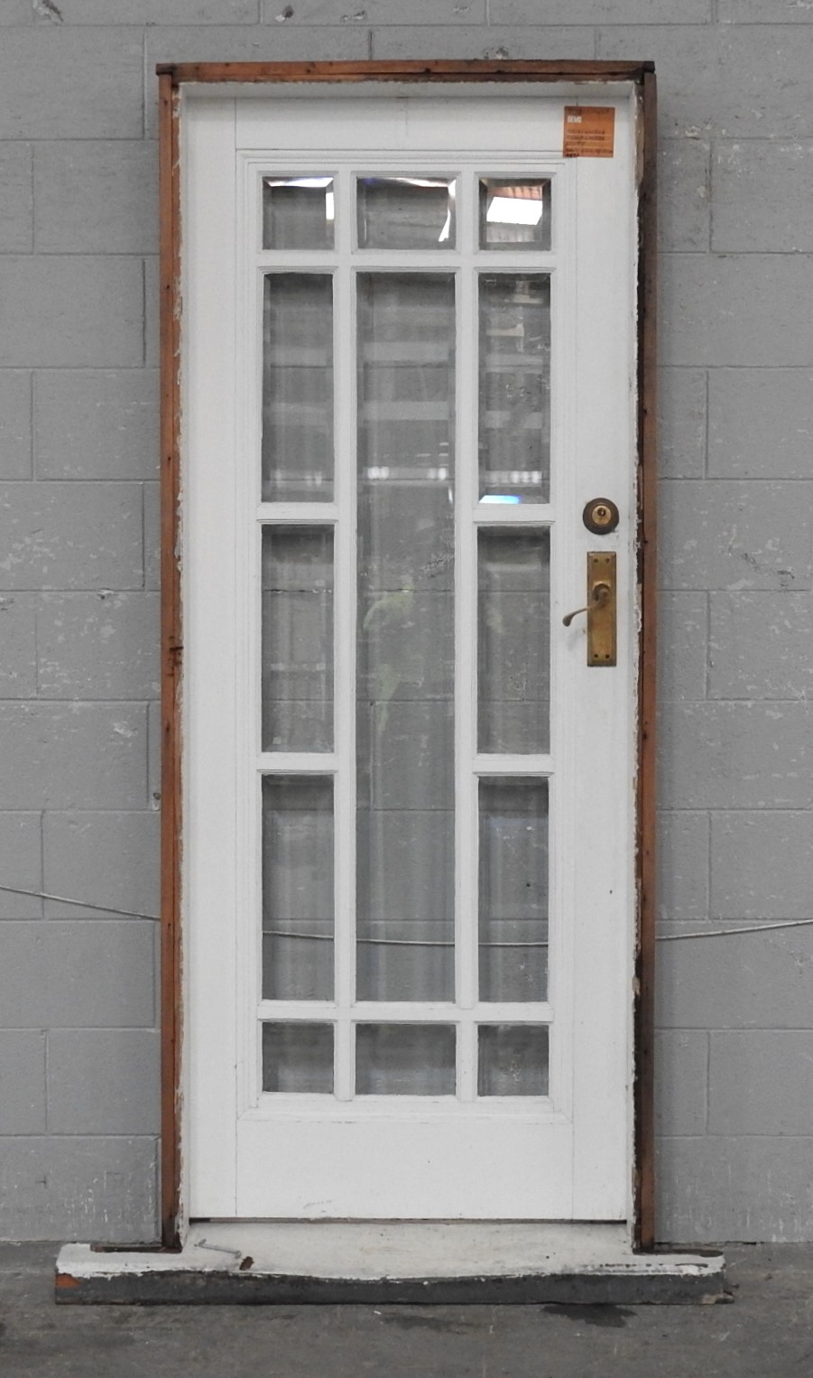 Bungalow Wooden Exterior Door Hung in Frame