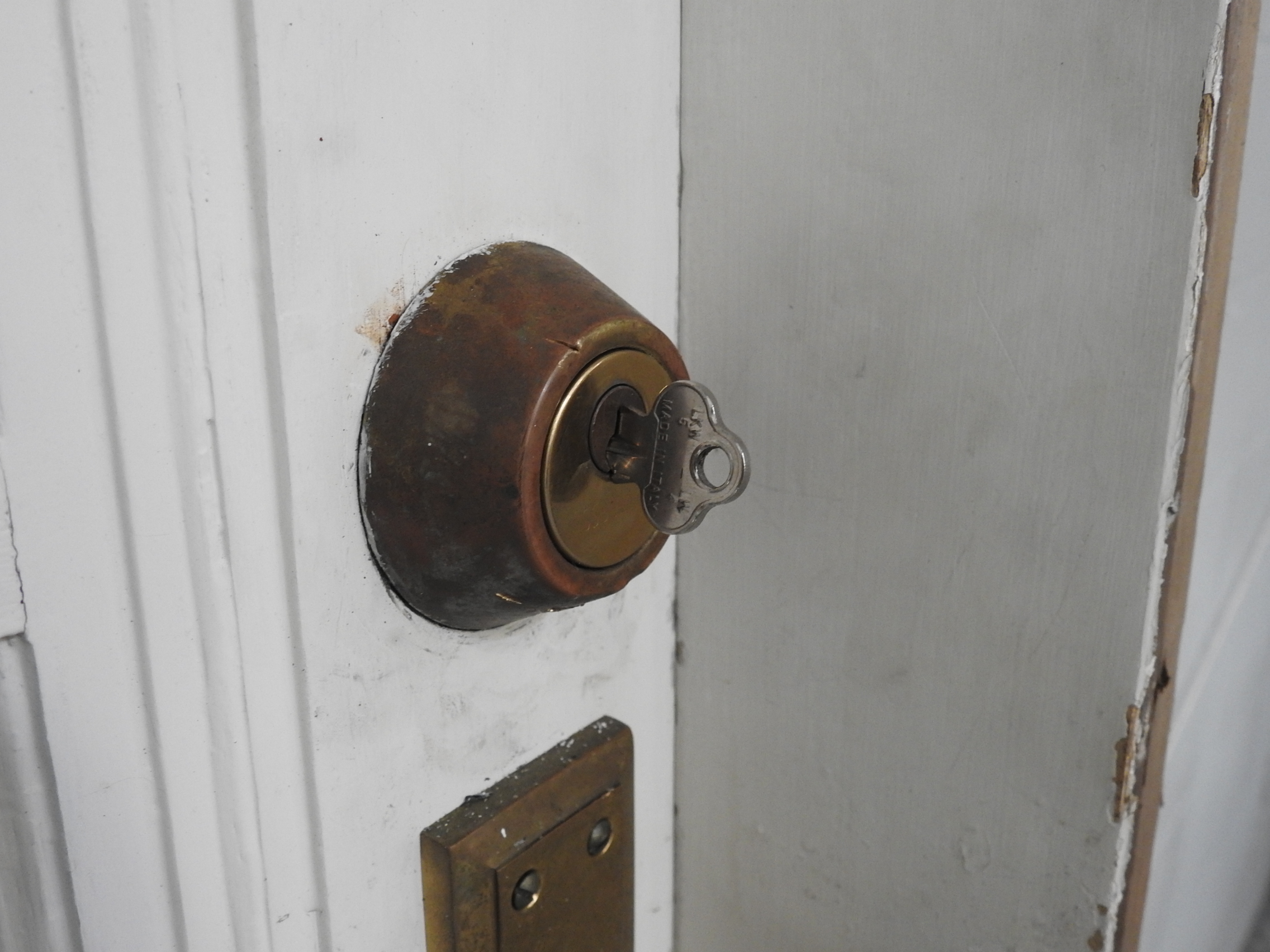 Bungalow Wooden Exterior Door Hung in Frame