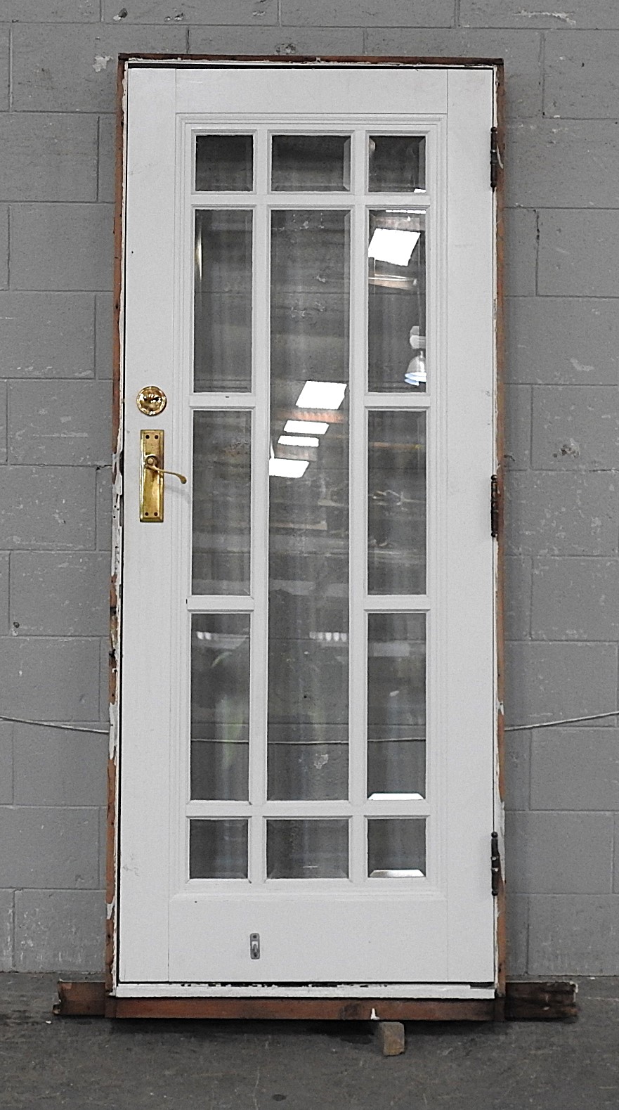 Bungalow Wooden Exterior Door Hung in Frame