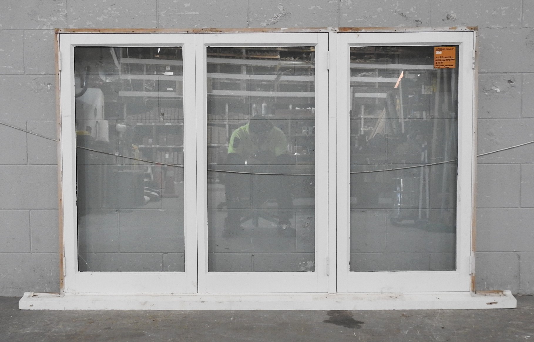 Wooden French Window With Casement Sidelight