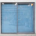Denim Blue Aluminium Sliding Door