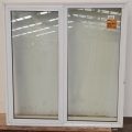 White Double glazed aluminium casement window