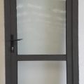 Karaka Green Aluminium Door with Pet Access