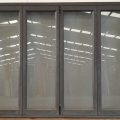 Karaka green aluminium bi-fold door