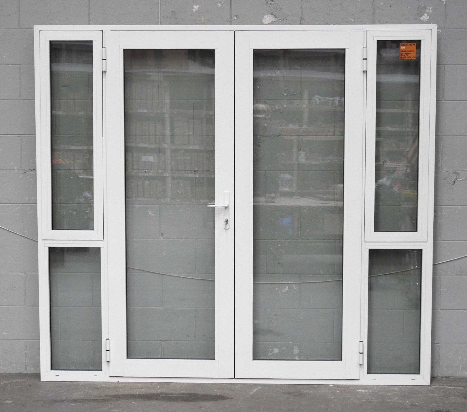 White Aluminium French Doors - Double Glazed - New
