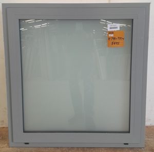 Gull Grey double glazed aluminium window