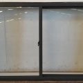 Karaka green aluminium sliding window