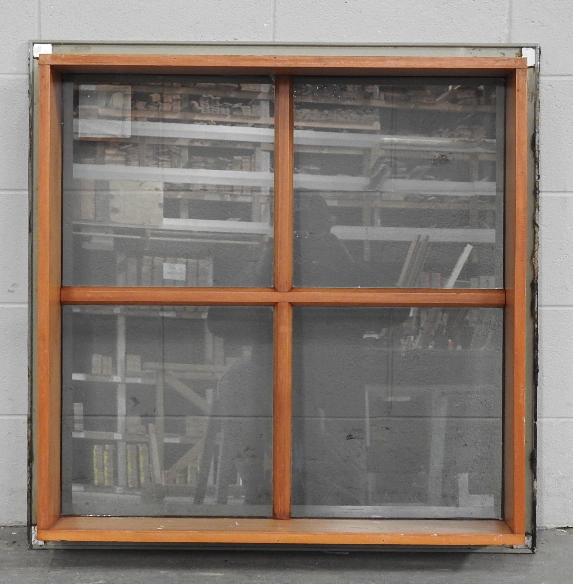 Colonial Style French Grey Aluminium Fixed Window