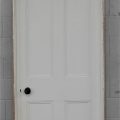 Wooden Villa 4 Panel Internal Door Hung in Frame / Jamb