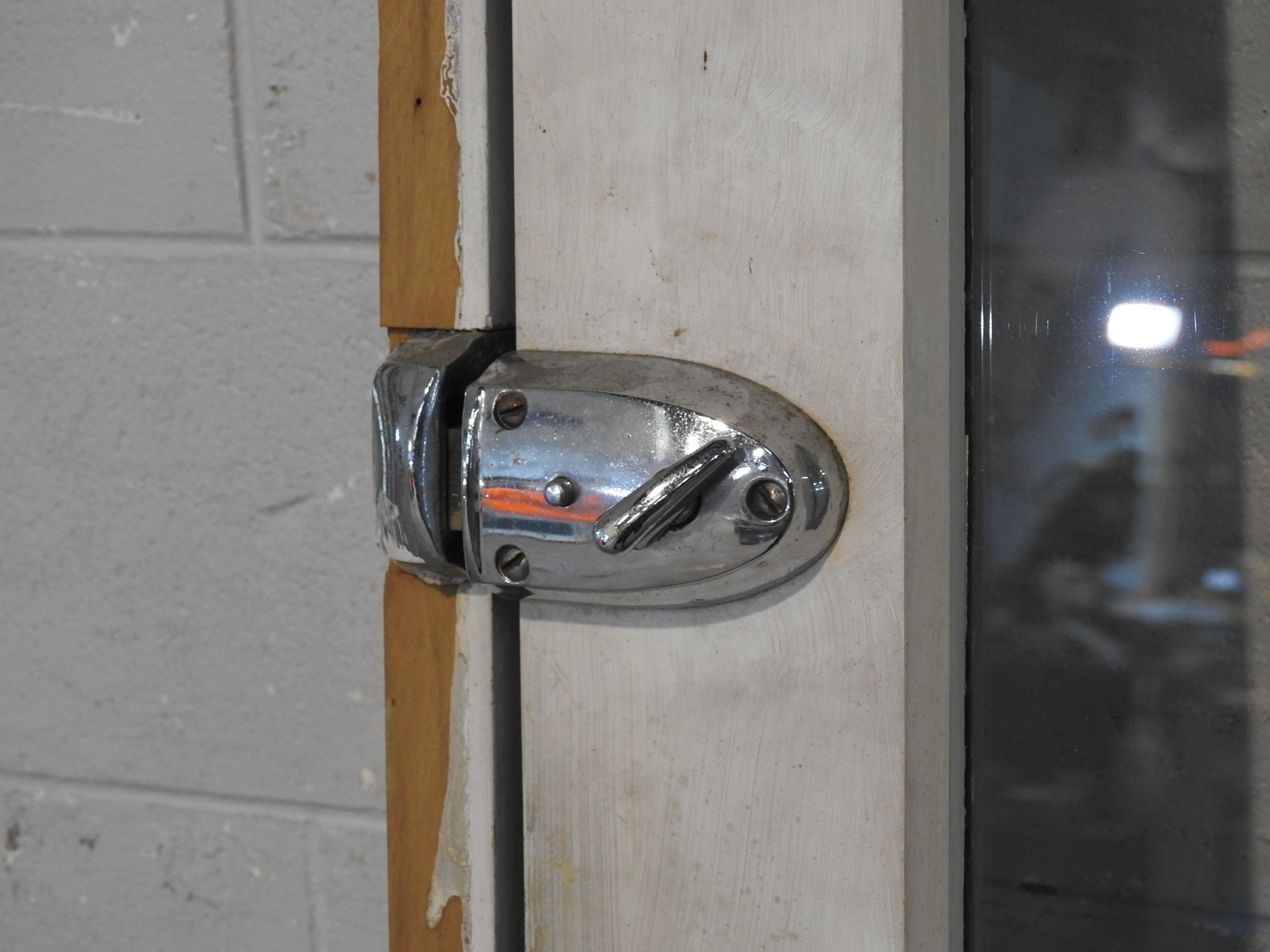 Wooden Entry Door Hung in Frame / Jamb