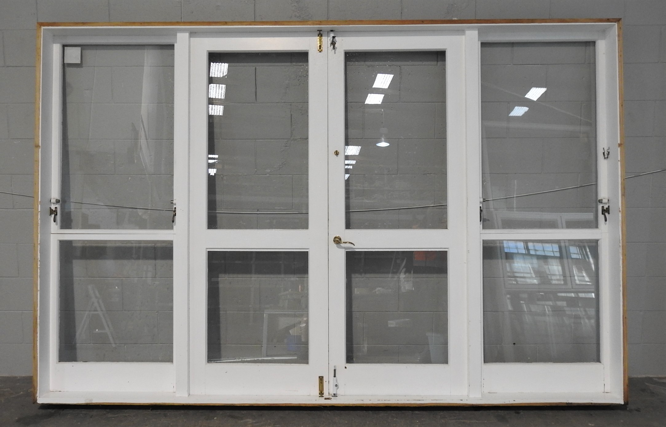 Wooden French Doors With Sidelights