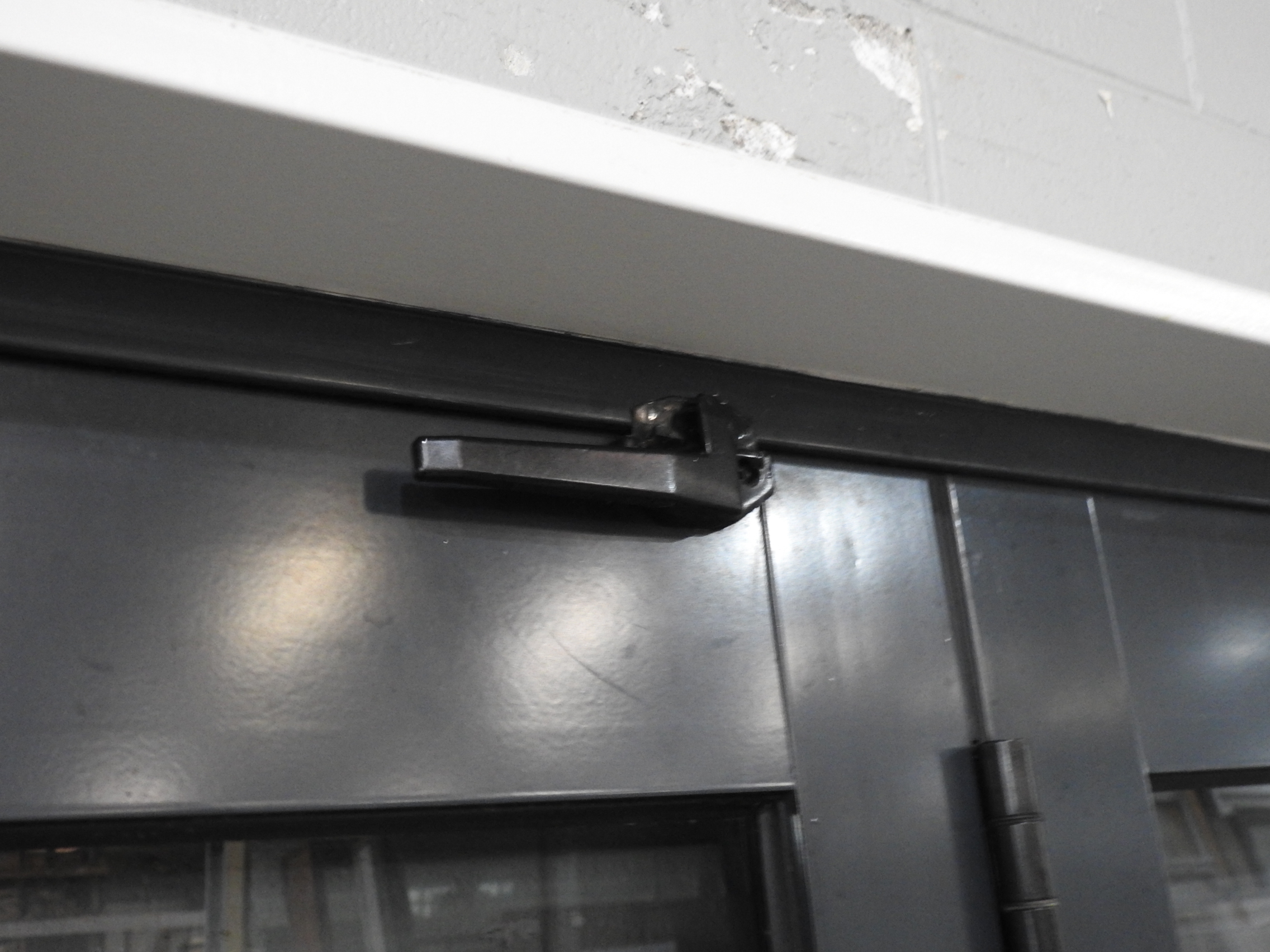 Denim Blue Aluminium Bi-Fold Door With Dedicated Door