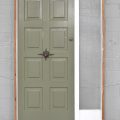 Wooden 8-Panel Entrance Door With Sidelight