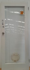 Wooden exterior door