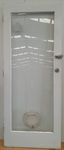 Wooden exterior door