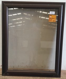 Dark bronze double glazed awning window