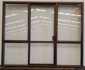 Bronze aluminium sliding door