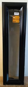 Black aluminium awning window