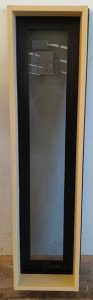 Black aluminium awning window