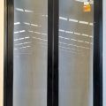 Black aluminium bi-fold door