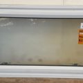 White aluminium awning window