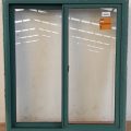 Denim Blue Aluminium Two-Way Sliding Window
